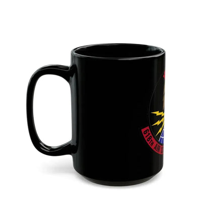 618 Air Communications Squadron AMC (U.S. Air Force) Black Coffee Mug - Go Mug Yourself