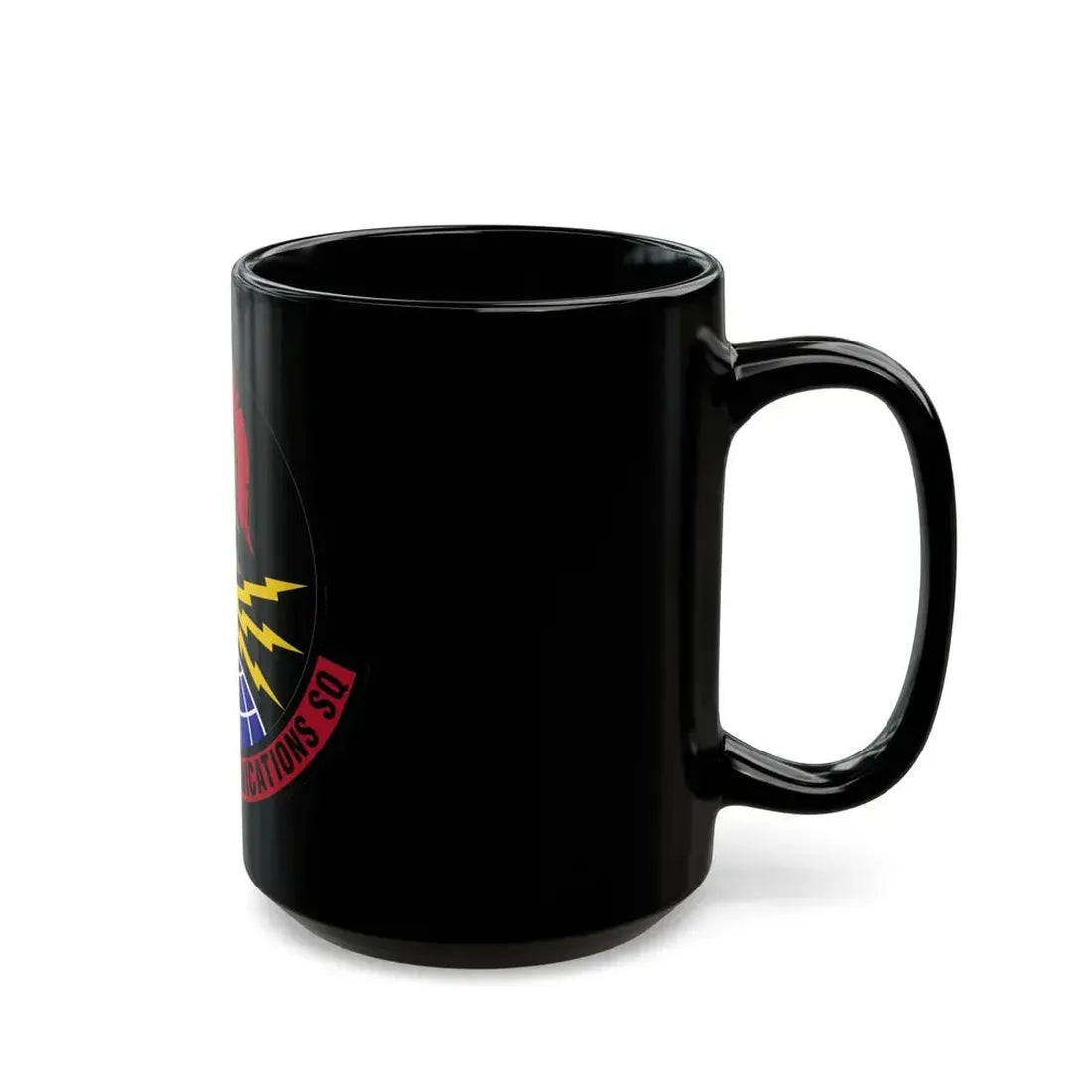 618 Air Communications Squadron AMC (U.S. Air Force) Black Coffee Mug - Go Mug Yourself
