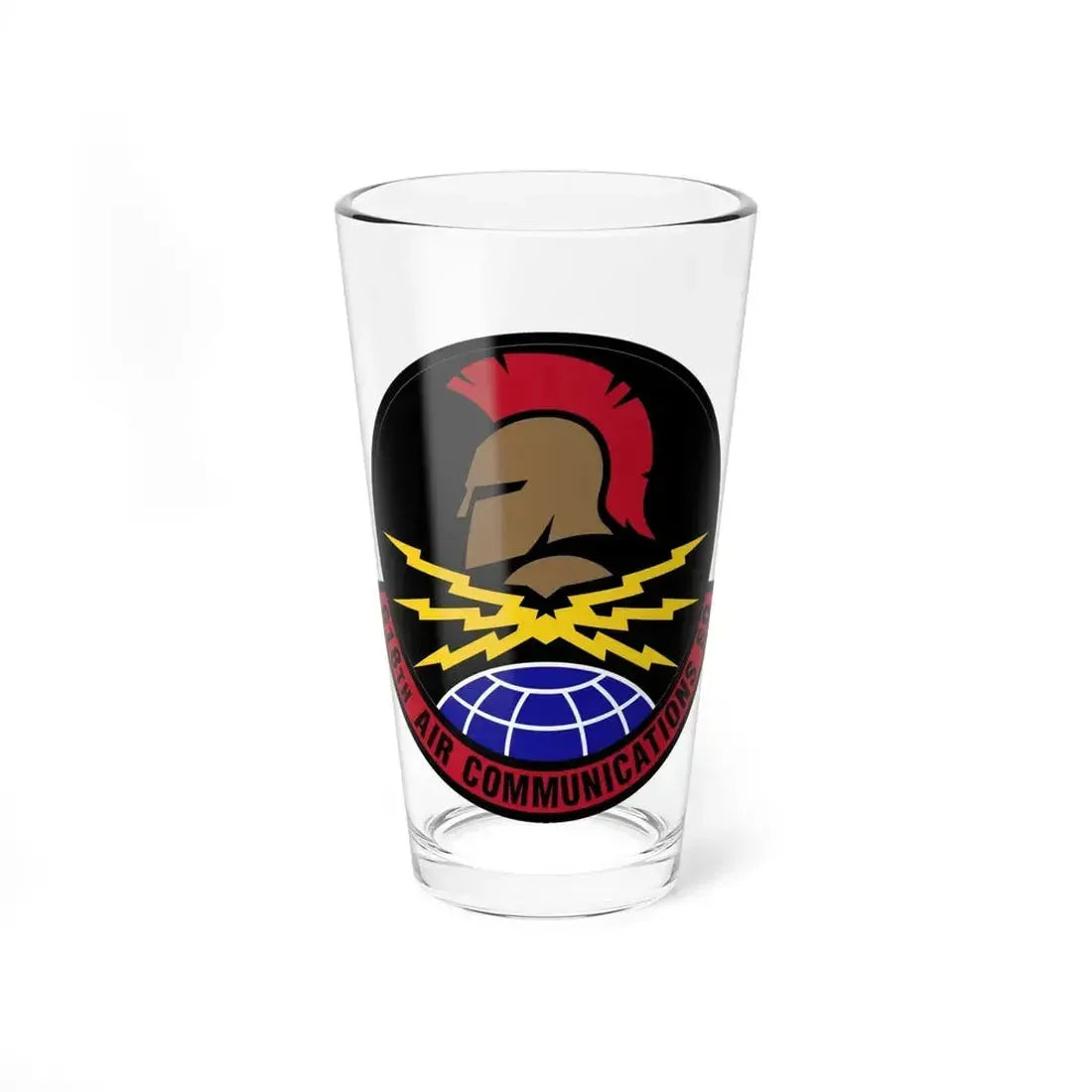 618 Air Communications Squadron AMC (U.S. Air Force) Pint Glass 16oz 16oz - Go Mug Yourself