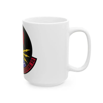 618 Air Communications Squadron AMC (U.S. Air Force) White Coffee Mug - Go Mug Yourself