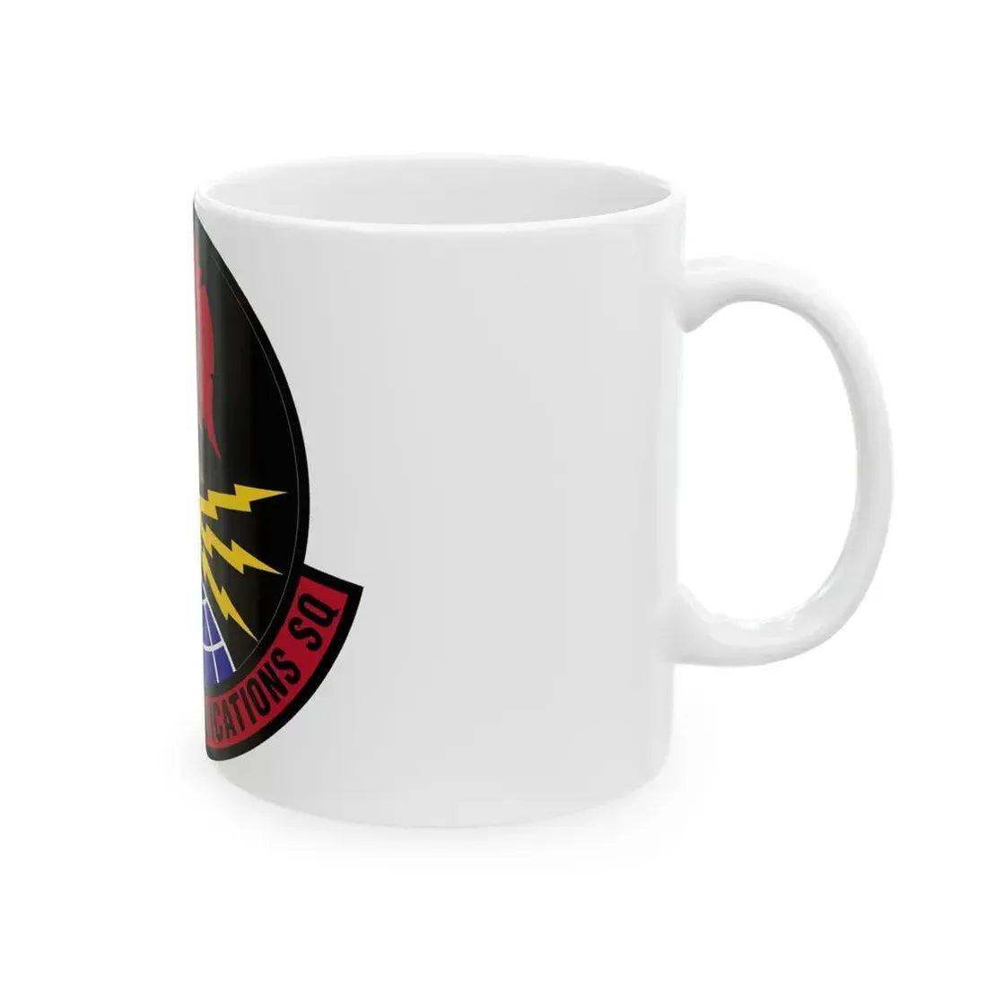 618 Air Communications Squadron AMC (U.S. Air Force) White Coffee Mug - Go Mug Yourself