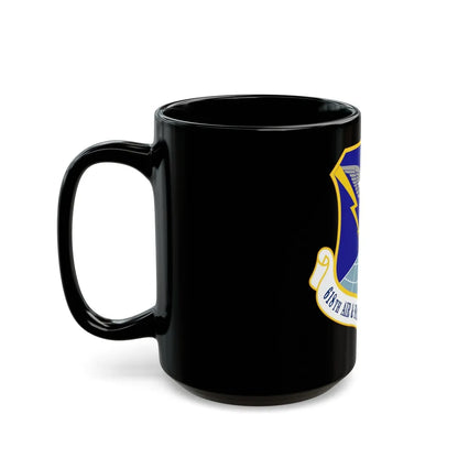 618 Air Operations Center AMC (U.S. Air Force) Black Coffee Mug-Go Mug Yourself