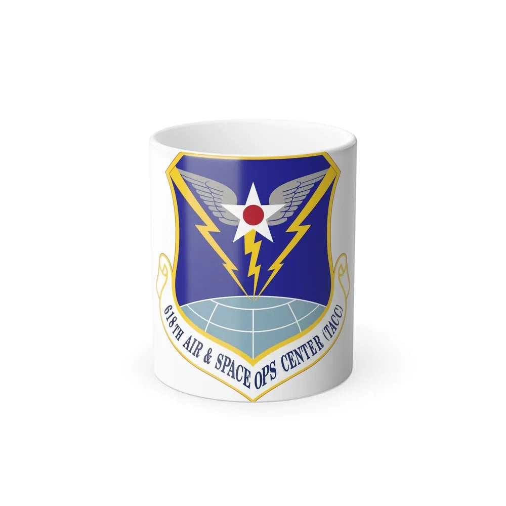618 Air Operations Center AMC (U.S. Air Force) Color Changing Mug-11oz-Go Mug Yourself