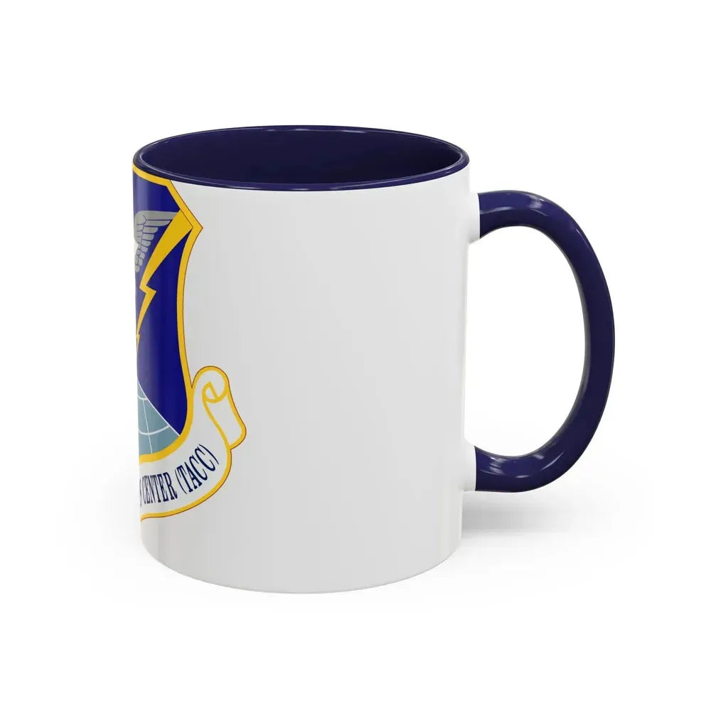 618 Air Operations Center AMC (U.S. Air Force) Accent Coffee Mug - Go Mug Yourself
