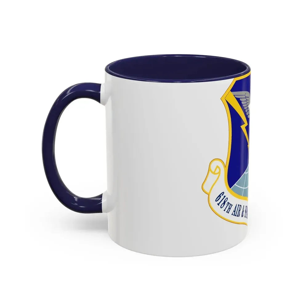 618 Air Operations Center AMC (U.S. Air Force) Accent Coffee Mug - Go Mug Yourself