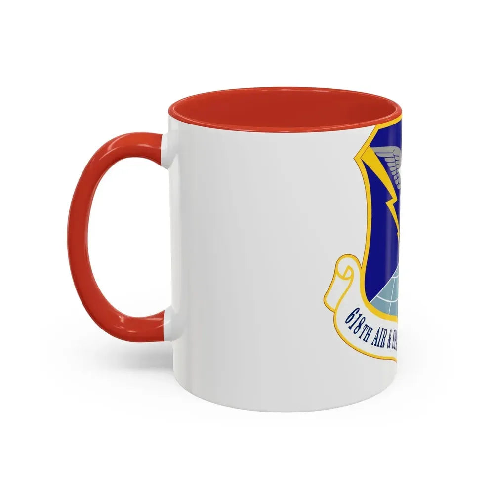 618 Air Operations Center AMC (U.S. Air Force) Accent Coffee Mug - Go Mug Yourself