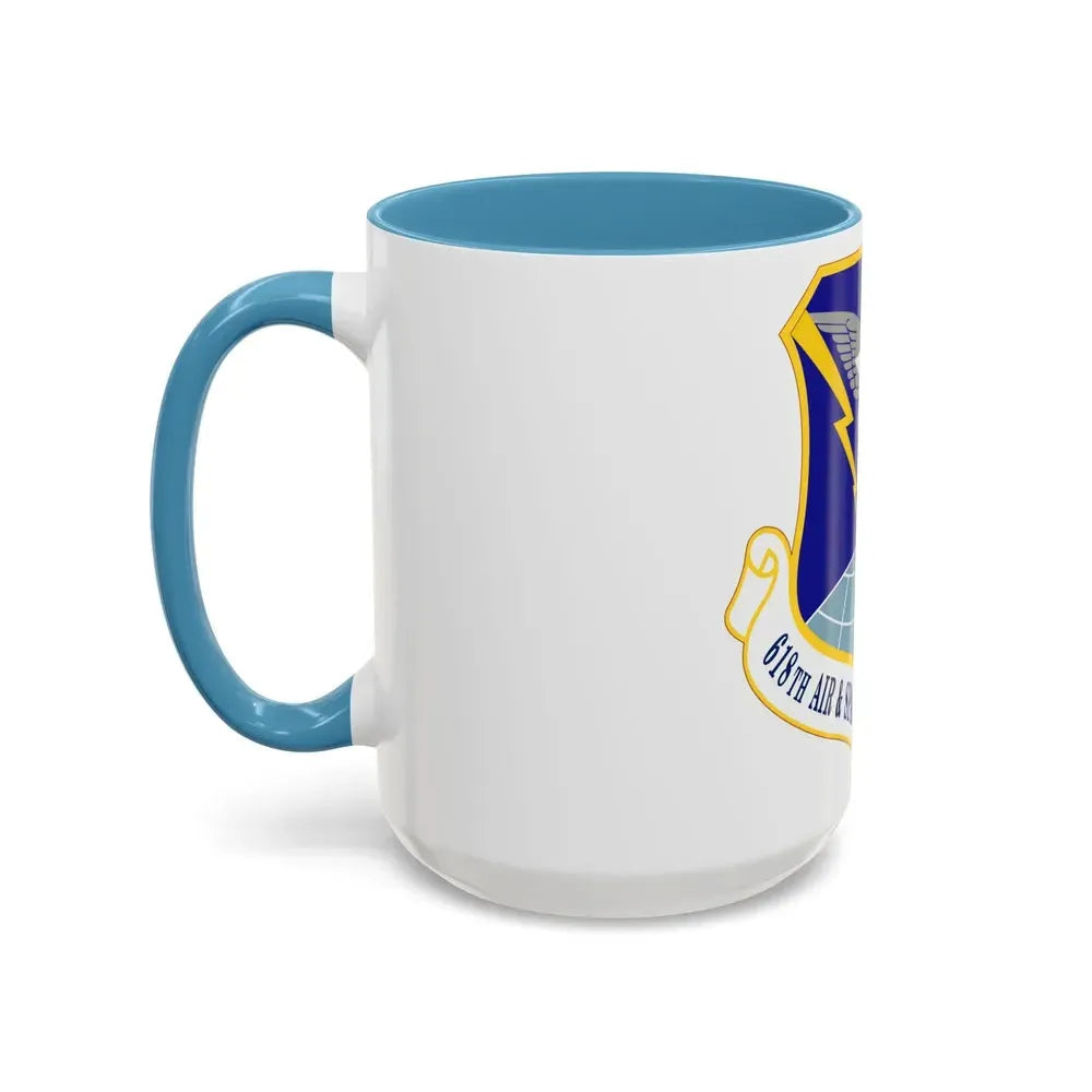 618 Air Operations Center AMC (U.S. Air Force) Accent Coffee Mug - Go Mug Yourself