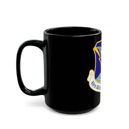 618 Air Operations Center AMC (U.S. Air Force) Black Coffee Mug - Go Mug Yourself