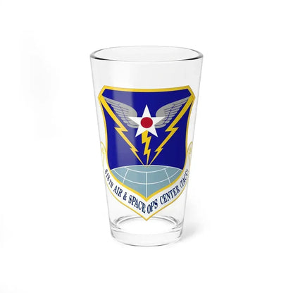 618 Air Operations Center AMC (U.S. Air Force) Pint Glass 16oz 16oz - Go Mug Yourself