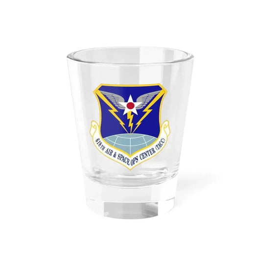 618 Air Operations Center AMC (U.S. Air Force) Shot Glass 1.5oz 1.5oz - Go Mug Yourself