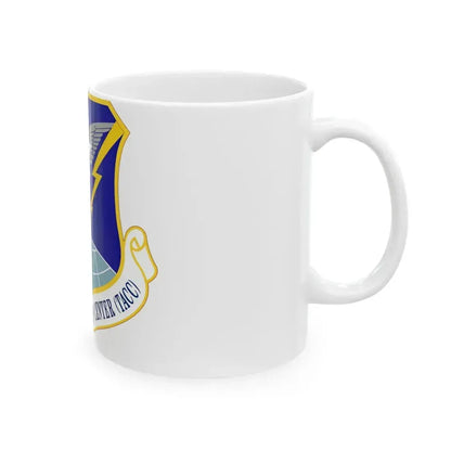 618 Air Operations Center AMC (U.S. Air Force) White Coffee Mug - Go Mug Yourself