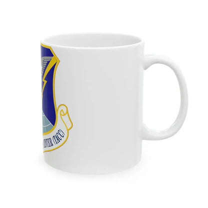 618 Air Operations Center AMC (U.S. Air Force) White Coffee Mug - Go Mug Yourself