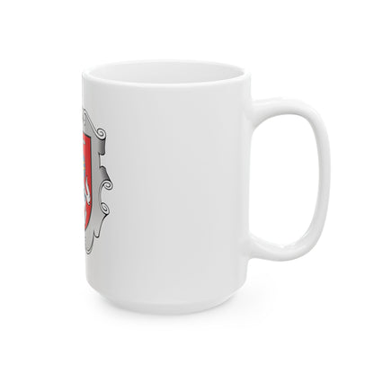 Coat of arms of the Ministry of the Interior of Lithuania - White Coffee Mug