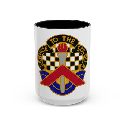 18 Personnel Services Battalion (U.S. Army) Accent Coffee Mug