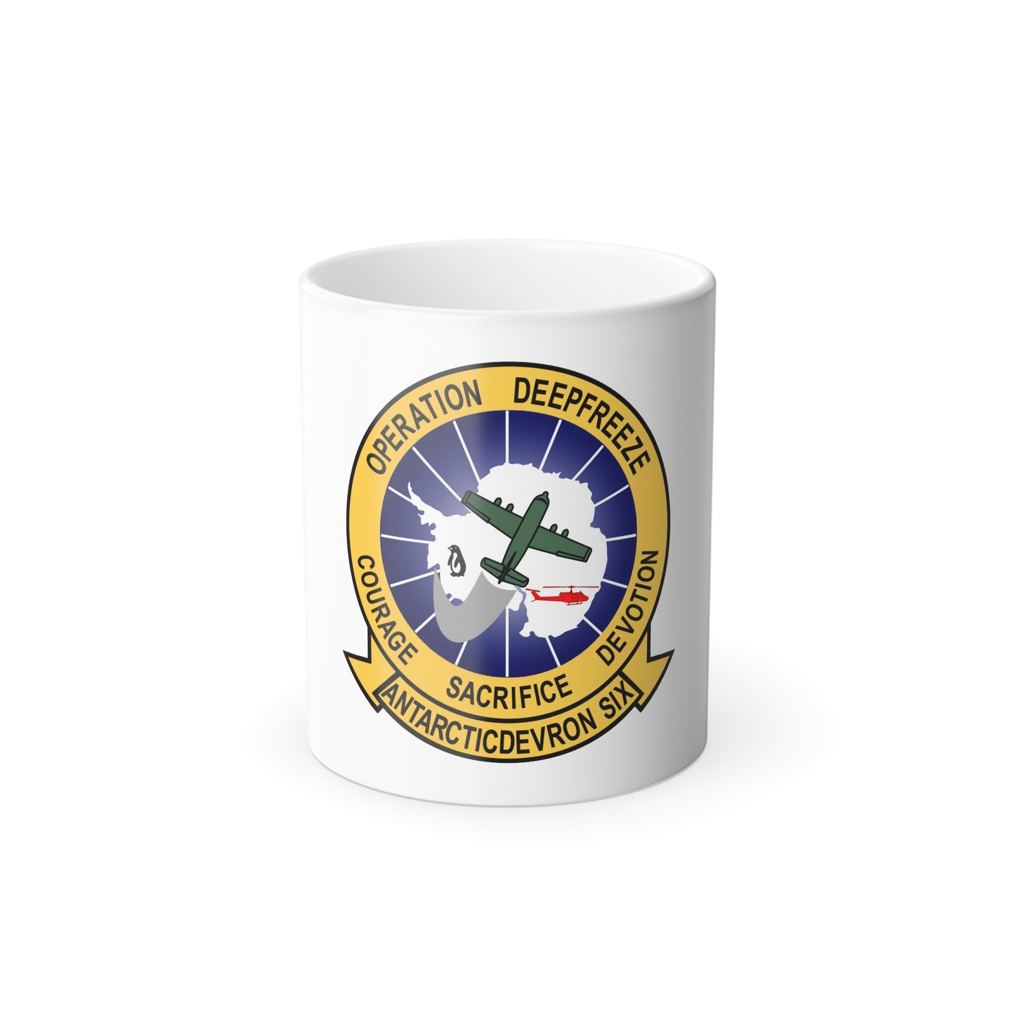 VXE 6 Puckered Penguins (U.S. Navy) Color Changing Mug 11oz