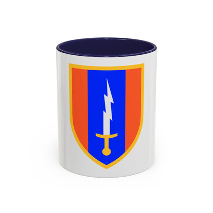 1st Signal Brigade (U.S. Army) Accent Coffee Mug
