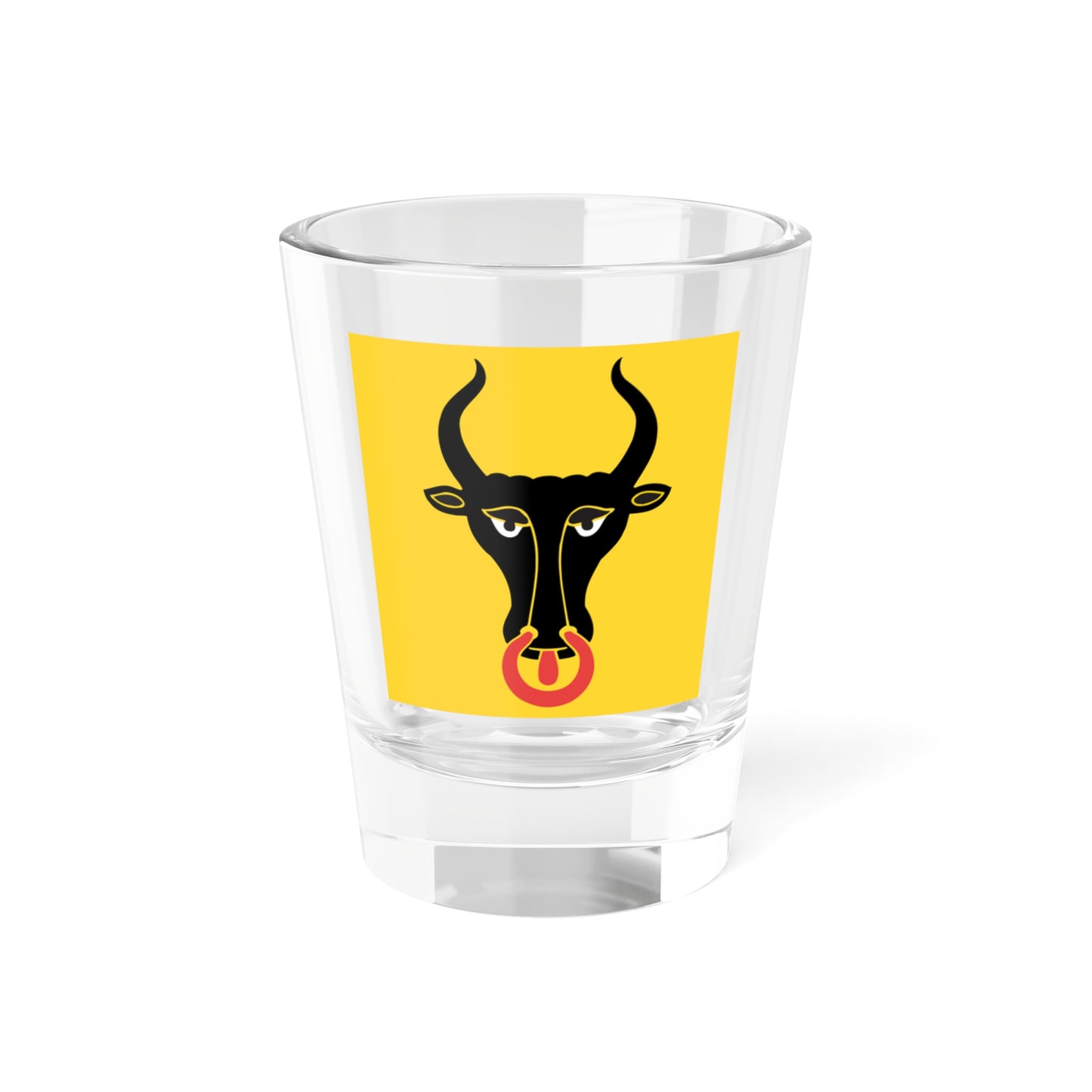 Flag of Canton of Uri alt (Switzerland) Shot Glass 1.5oz