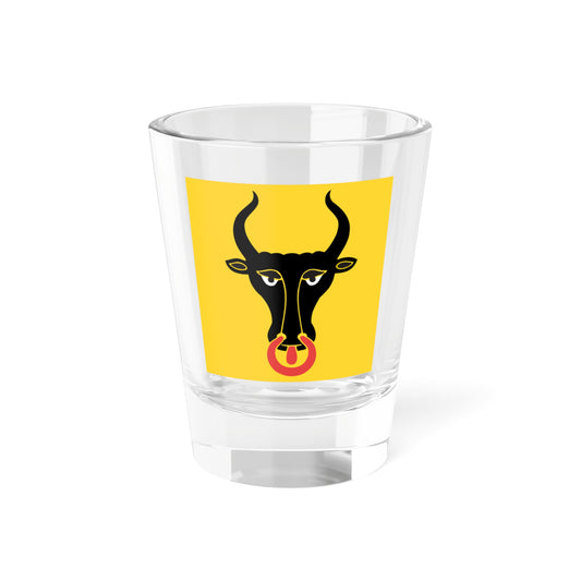 Flag of Canton of Uri alt (Switzerland) Shot Glass 1.5oz