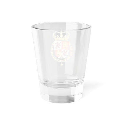 Lesser Royal Coat of Arms of Spain c.1668-1700 (Spain) (Coat of Arms) Shot Glass 1.5oz
