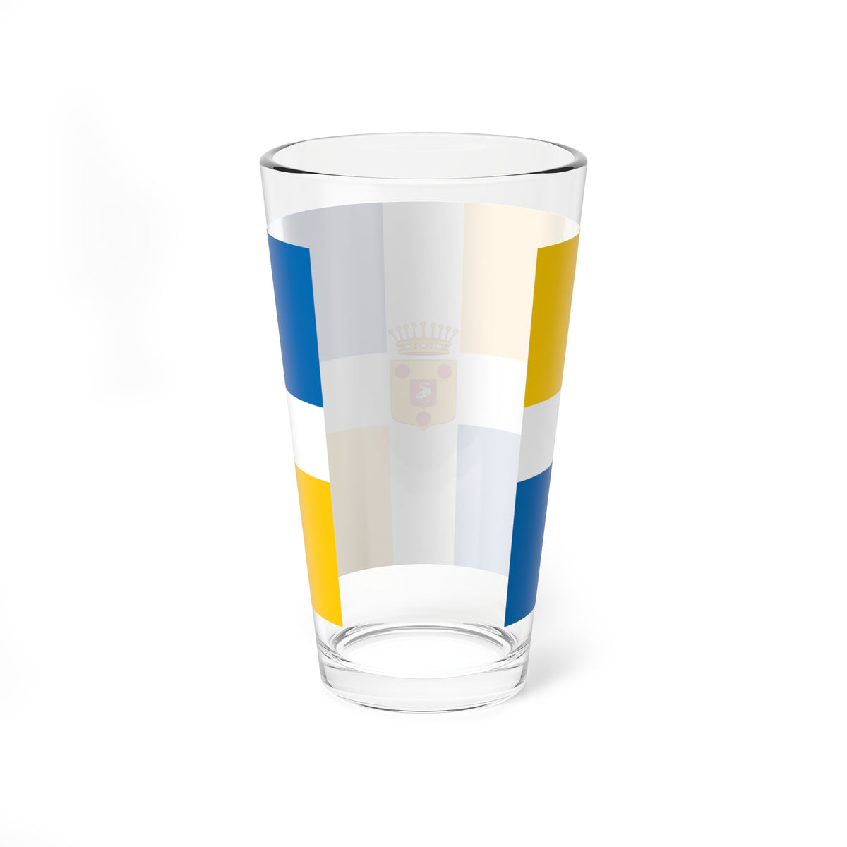 Drapeau ville fr Boulogne-sur-Mer (France) Pint Glass 16oz