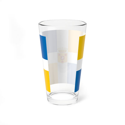 Drapeau ville fr Boulogne-sur-Mer (France) Pint Glass 16oz
