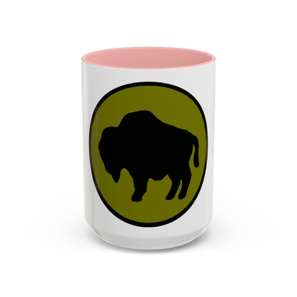 US 92nd Infantry Division (U.S. Army) Accent Coffee Mug