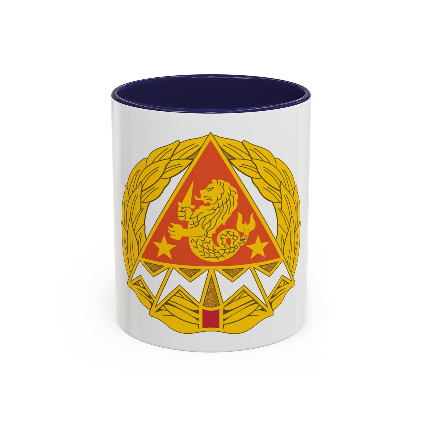 4 Signal Group (U.S. Army) Accent Coffee Mug