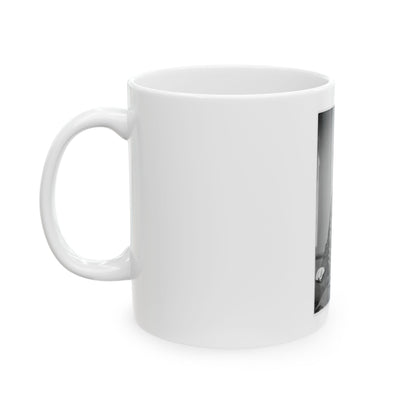 Portrait Of Maj. Gen. Stephen A. Hurlbut, Officer Of The Federal Army (U.S. Civil War) White Coffee Mug