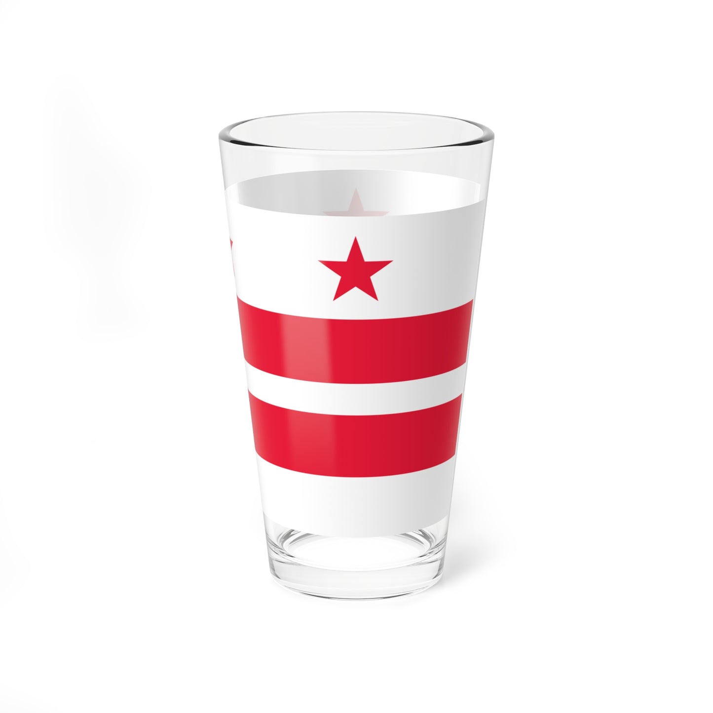Flag of Washington D.C (United States) Pint Glass 16oz