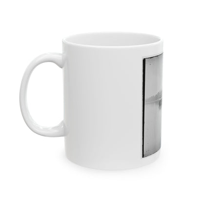 Appomattox River, Va.  U.S.S. Transport Washington Irving (U.S. Civil War) White Coffee Mug
