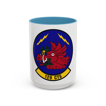 129th Combat Training Squadron (U.S. Air Force) Accent Coffee Mug