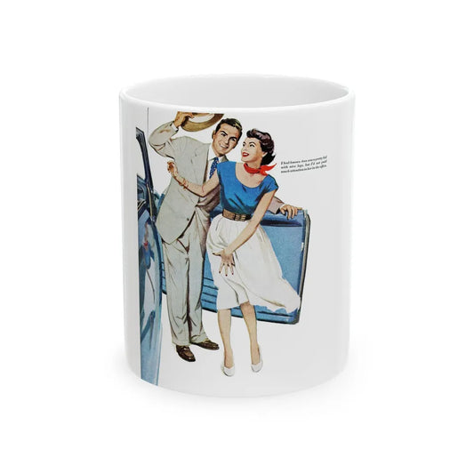 George's Girl, Redbook, January 1950 - White Coffee Mug-11oz-Go Mug Yourself