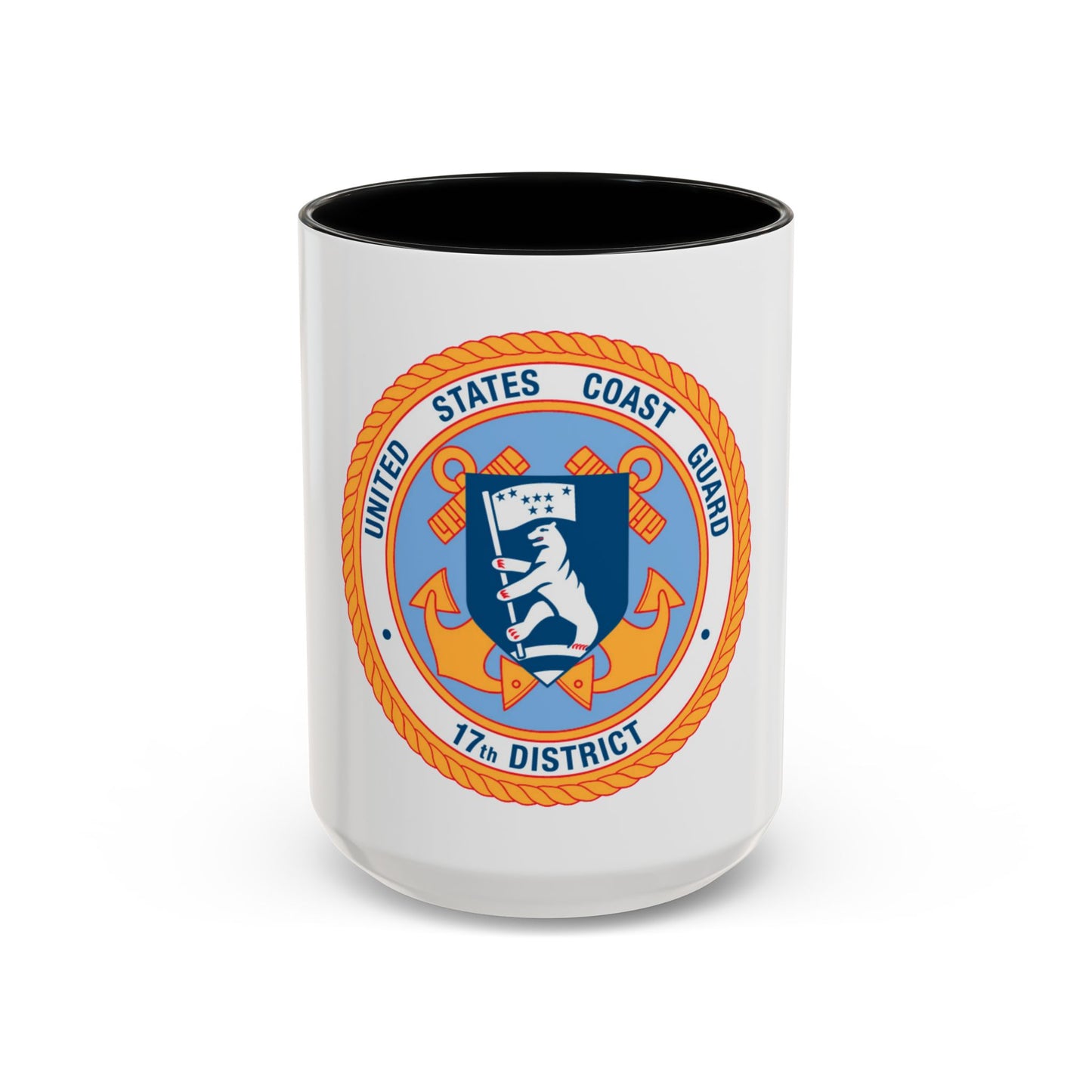 17th CG District (U.S. Coast Guard) Accent Coffee Mug