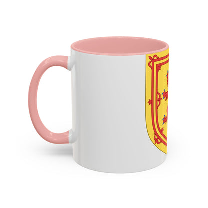 Royal Arms of the Kingdom of Scotland - Accent Coffee Mug