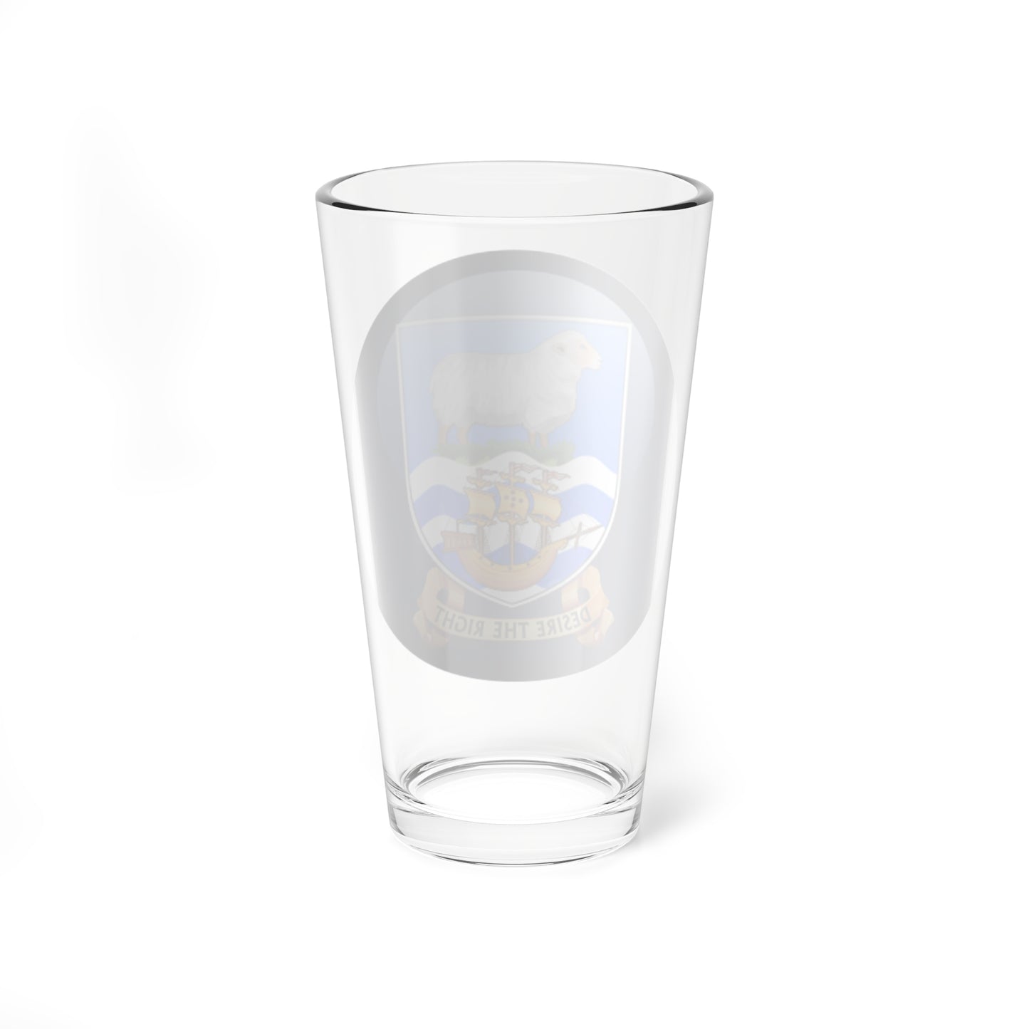 Flag orb Falkland Islands (United Kingdom) Pint Glass 16oz