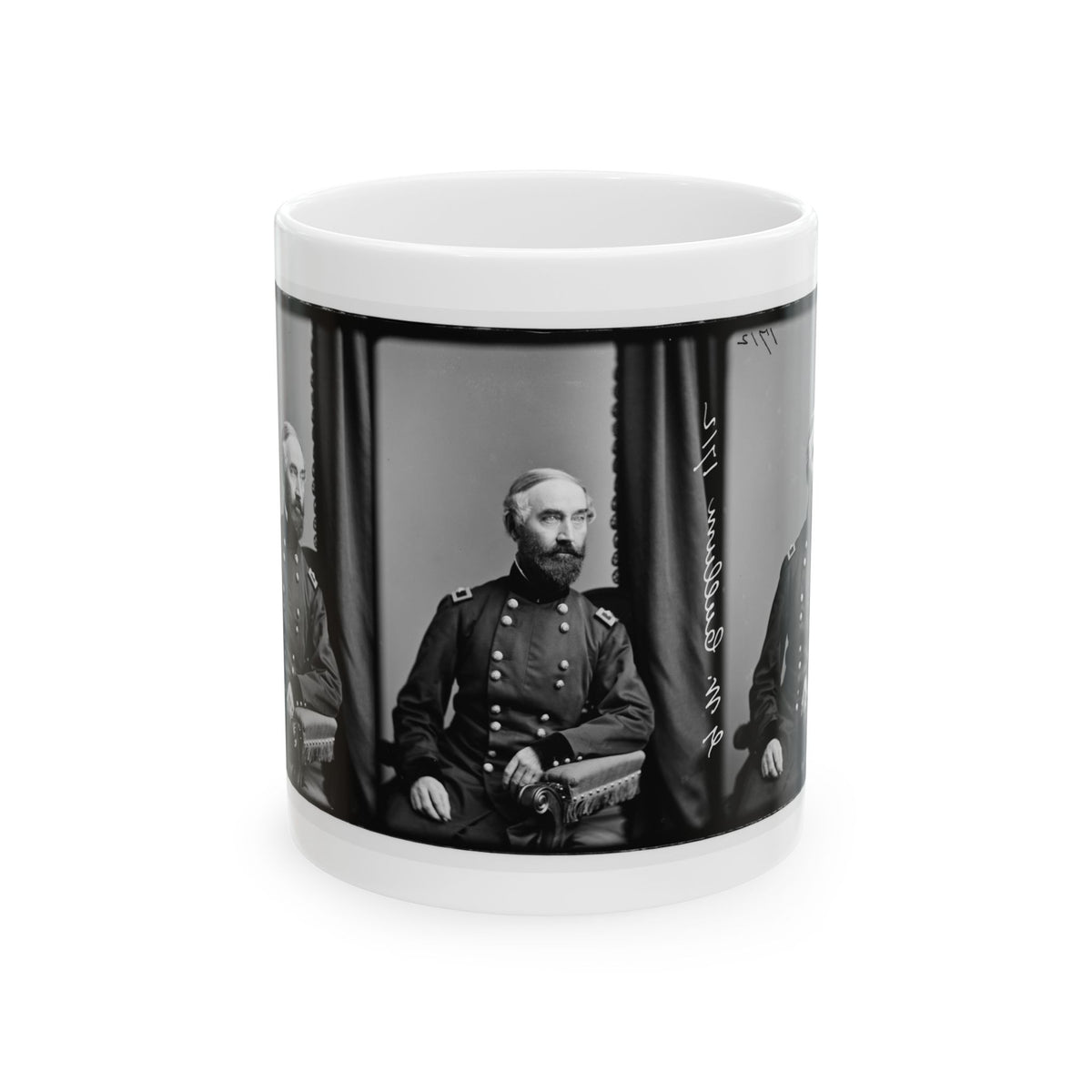 Brig. Gen. G.W. Cullum Was Appointed Chief Of Staff To General Henry W. Halleck (U.S. Civil War) White Coffee Mug