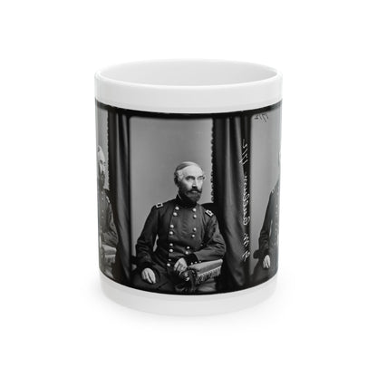 Brig. Gen. G.W. Cullum Was Appointed Chief Of Staff To General Henry W. Halleck (U.S. Civil War) White Coffee Mug
