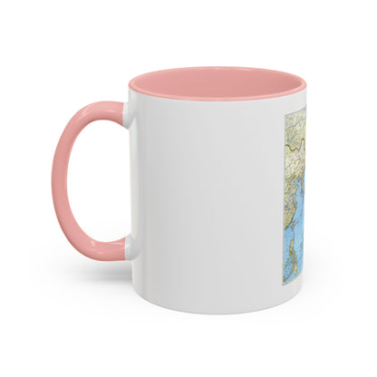 Japan and Adjacent Regions (1944) (Map) Accent Coffee Mug