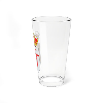 Escudo de Arroyomolinos de Leon (Spain) (Coat of Arms) Pint Glass 16oz