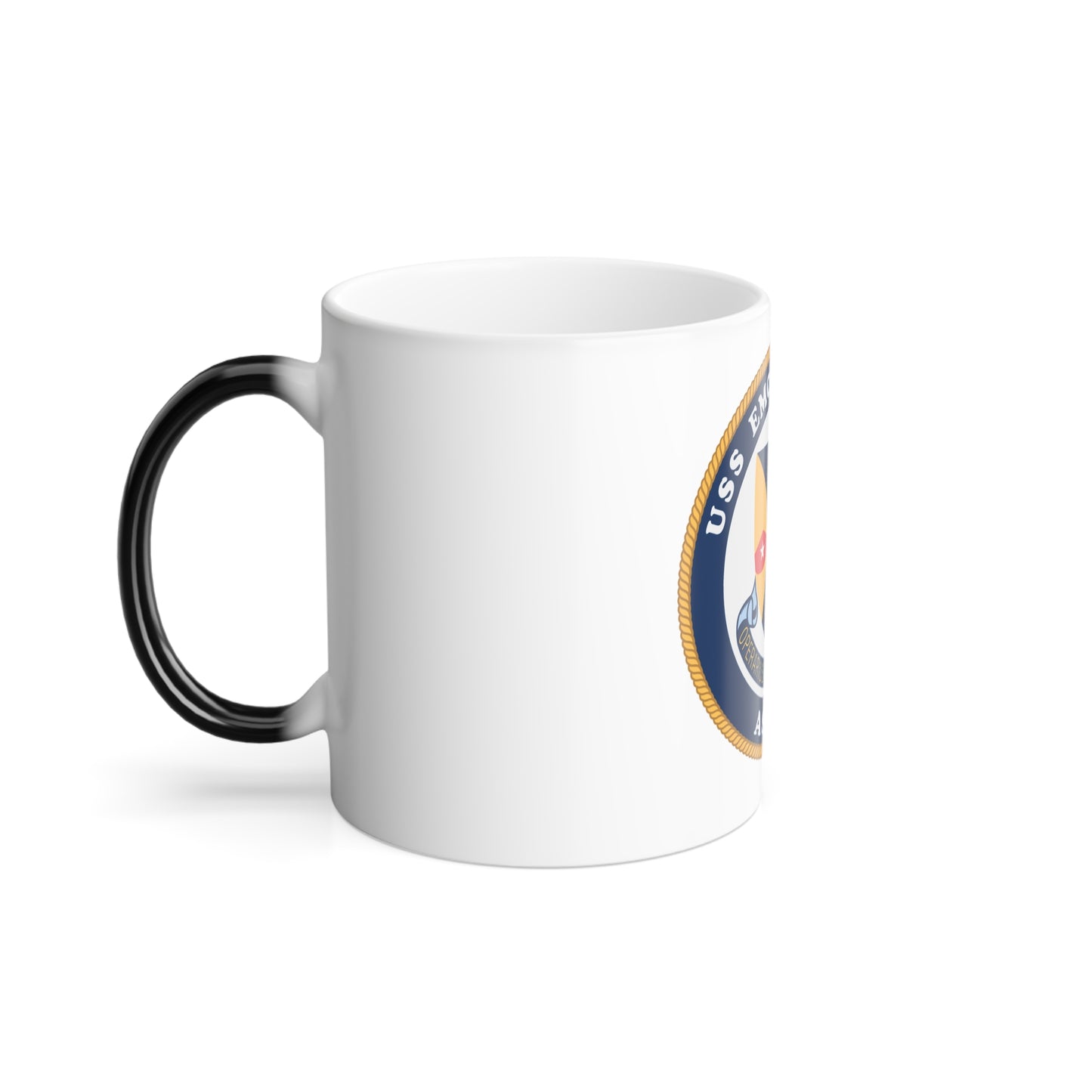 USS Emory S Land AS 39 (U.S. Navy) Color Changing Mug 11oz
