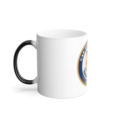 USS Emory S Land AS 39 (U.S. Navy) Color Changing Mug 11oz
