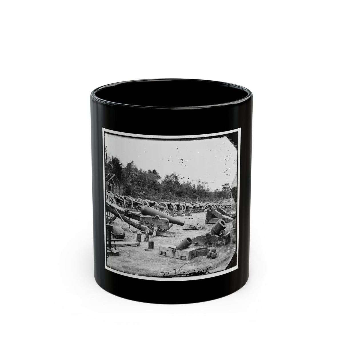 Broadway Landing, Appomattox River, Virginia. Ordnance ( ) (U.S. Civil War) Black Coffee Mug