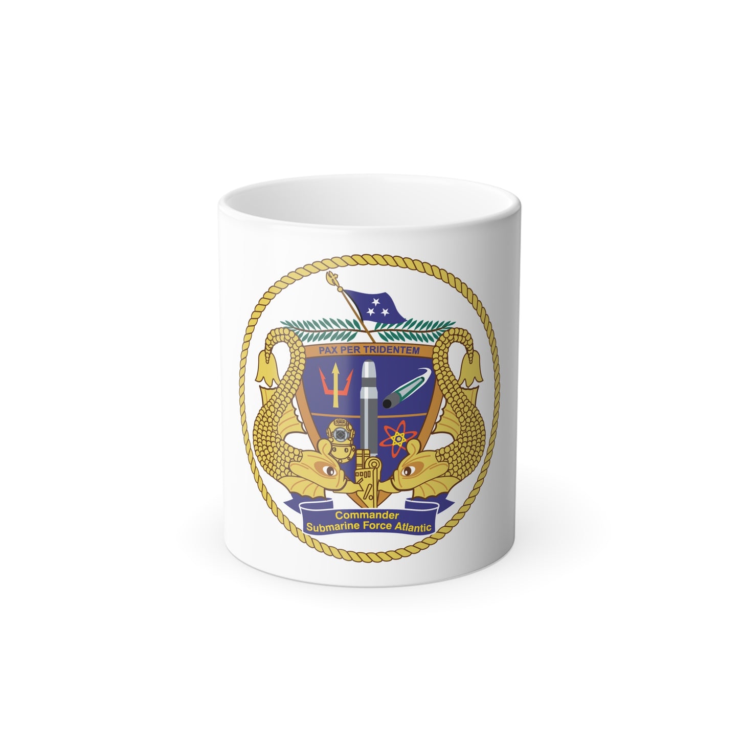 COMSUBLANT Atlantic Crest Commander Submarine Force Atlantic (U.S. Navy) Color Changing Mug 11oz