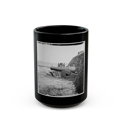 Charleston, S.C. Guns Of Fort Johnson; Fort Sumter In Distance (U.S. Civil War) Black Coffee Mug