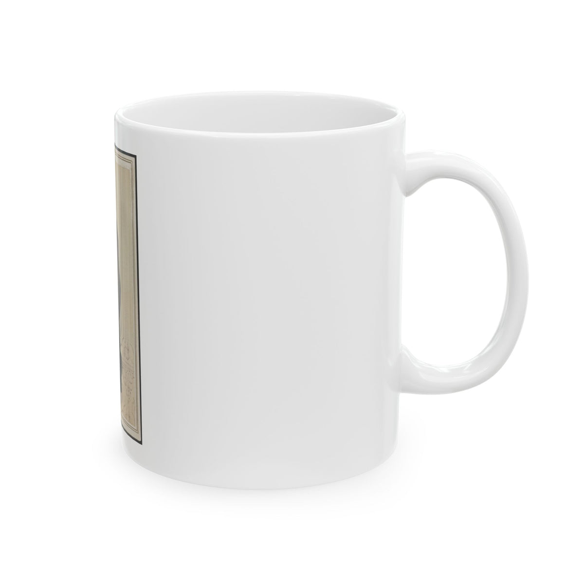 Unidentified Man With Hat (U.S. Civil War) White Coffee Mug