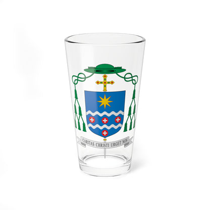 Escudo de Antonio José Valín Valdés (Spain) (Coat of Arms) Pint Glass 16oz
