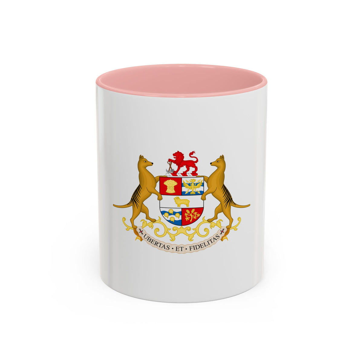 Coat of arms of Tasmania - Accent Coffee Mug