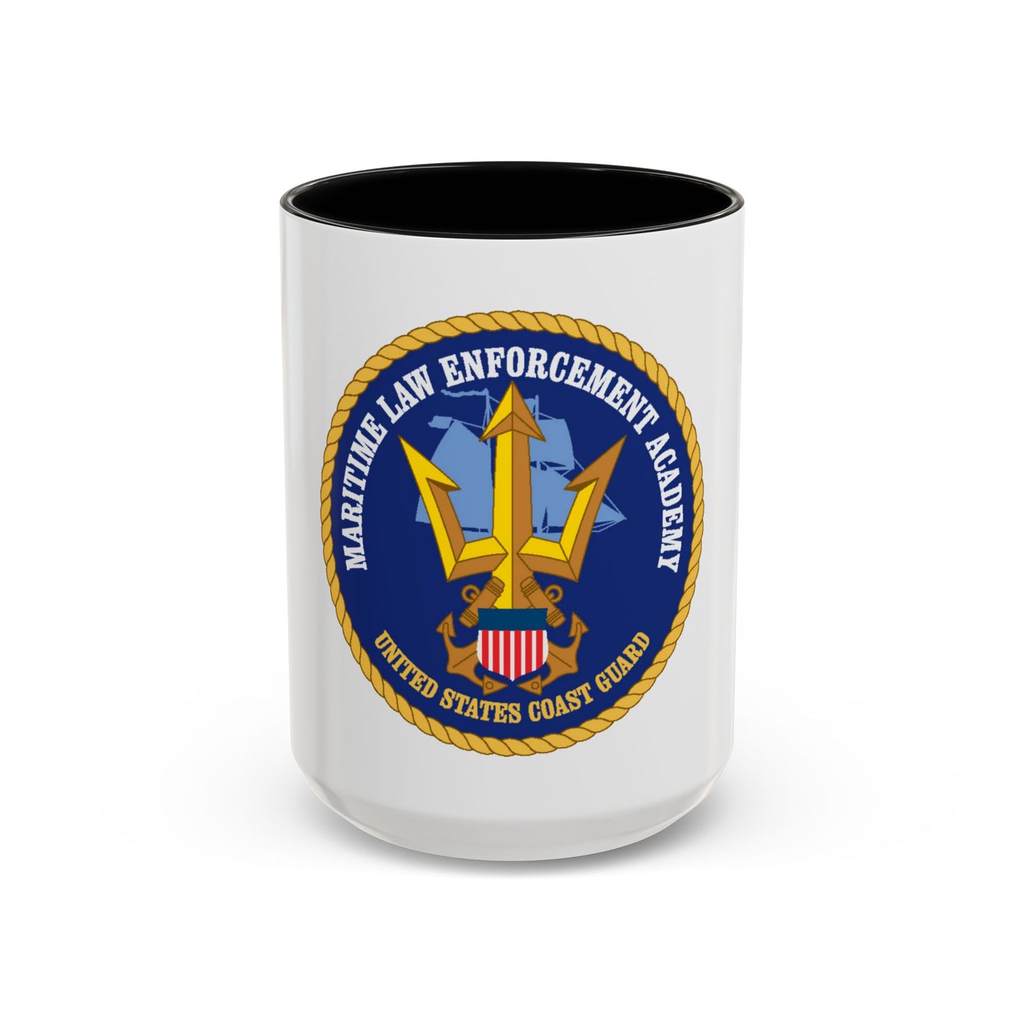 USCG Maritime Law Enforcement Academy (U.S. Coast Guard) Accent Coffee Mug