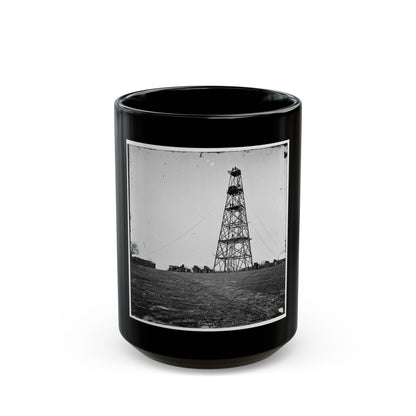 Bermuda Hundred, Va. Butler's Signal Tower; Another View (U.S. Civil War) Black Coffee Mug