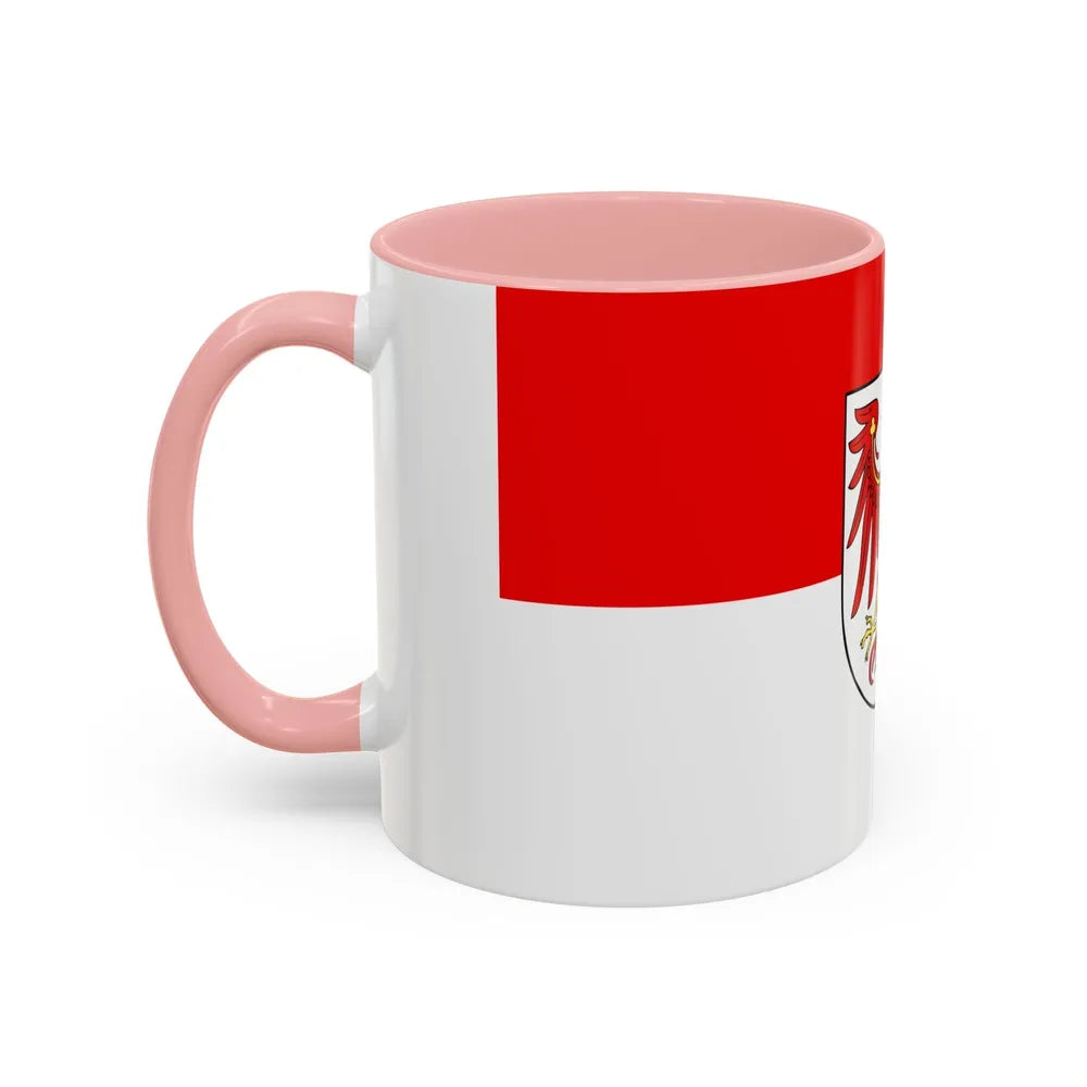 Flag of Brandenburg Germany - Accent Coffee Mug-Go Mug Yourself